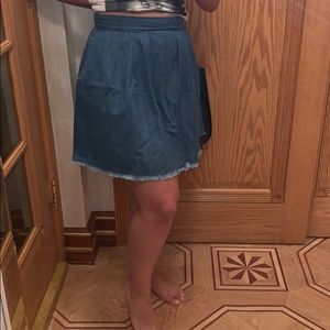 Zara denim skirt
